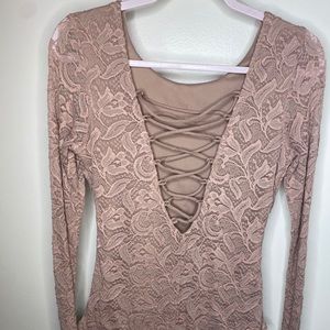 Charlotte Russe lace bodysuit